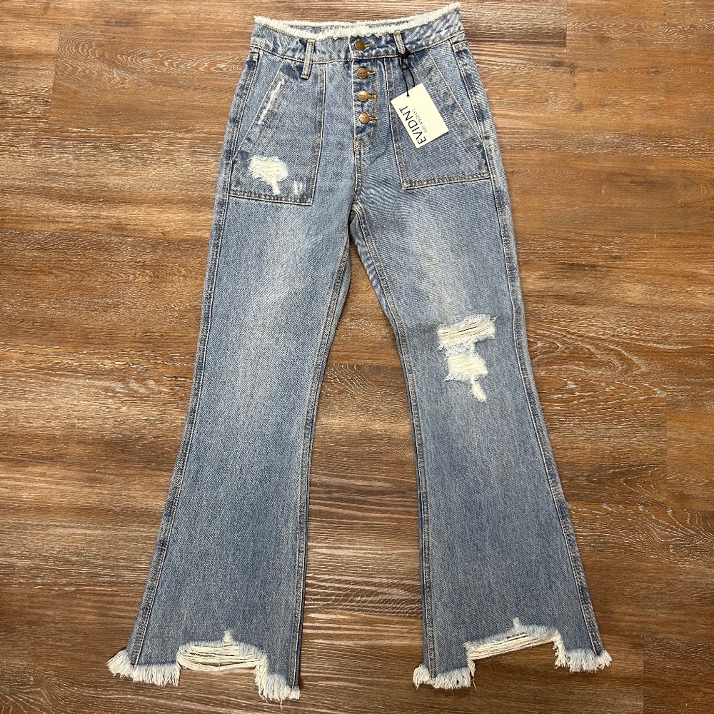 Evidnt Los Angeles Saint-Denis Flare Jeans